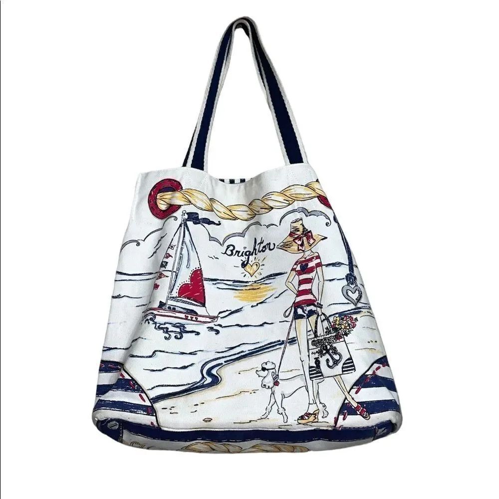 Brighton Novelty Beach Tote Bag